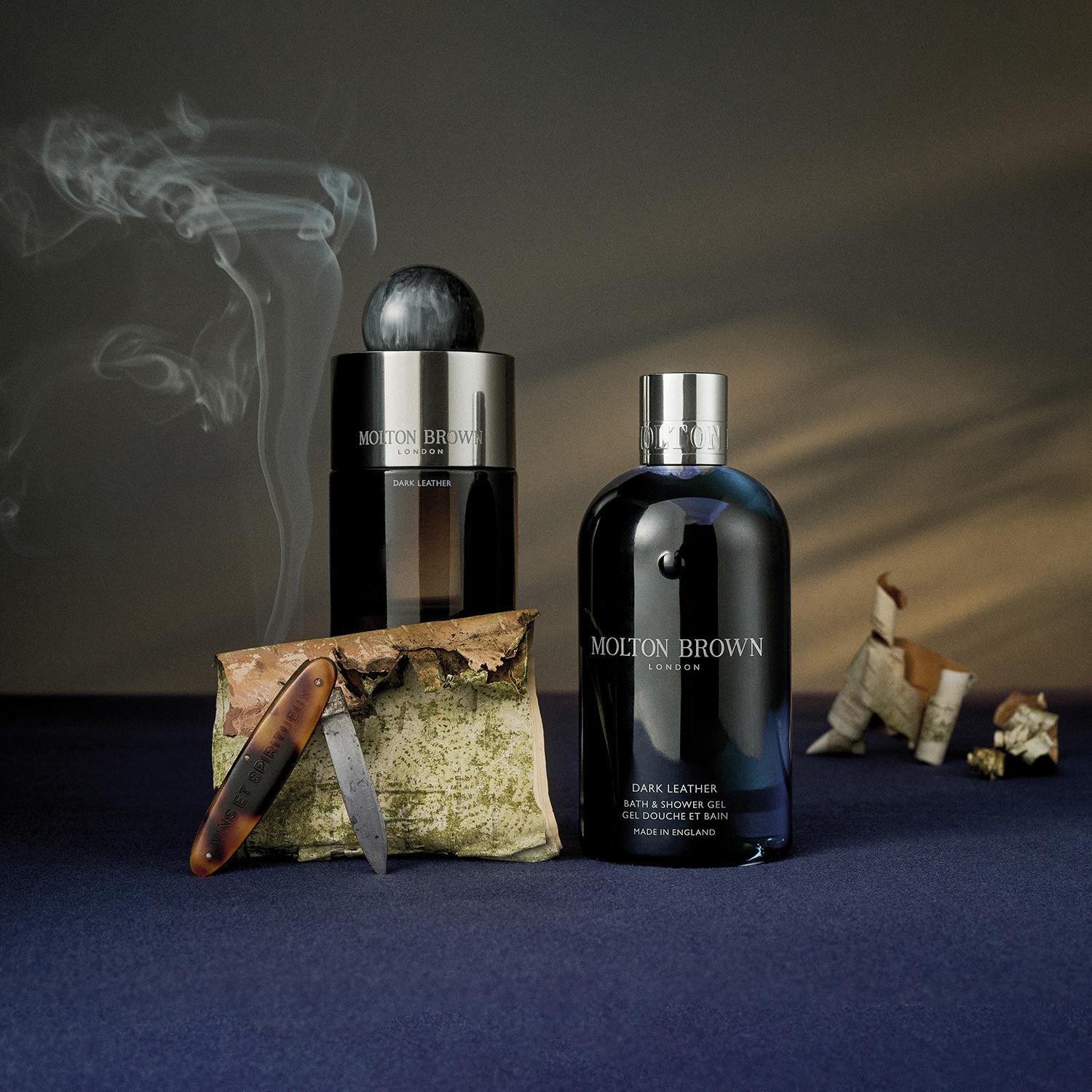 Dark Leather Bath & Shower Gel 10fl. oz.Dark Leather Bath & Shower Gel 10fl. oz.