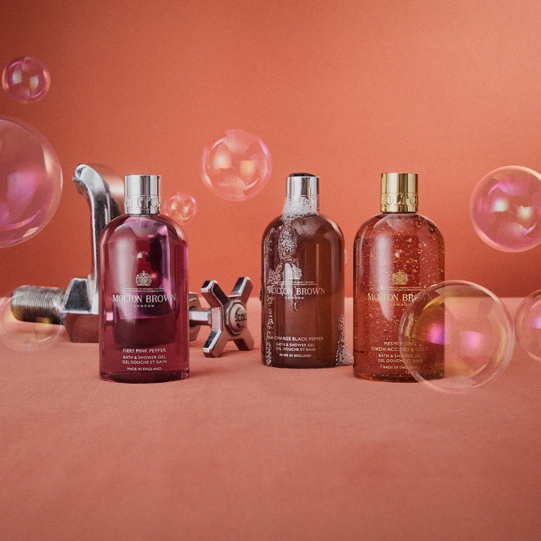 Fiery Pink Pepper Bath & Shower Gel 10fl. oz.Fiery Pink Pepper Bath & Shower Gel 10fl. oz.